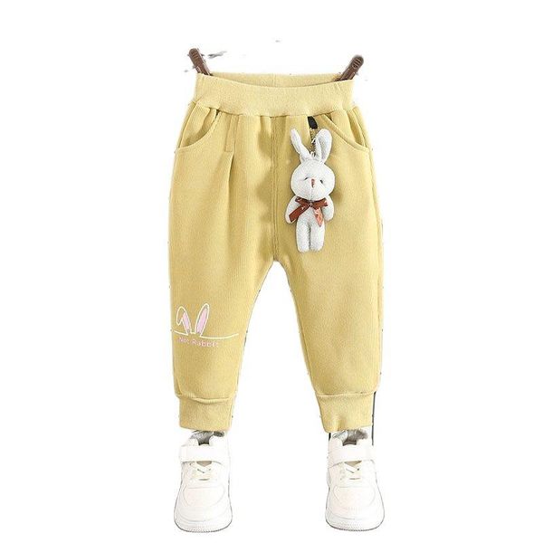 

trousers fashion winter thick cotton striped smile double pocket pendant animal coffee color boys and girls pants 1-4t, Blue