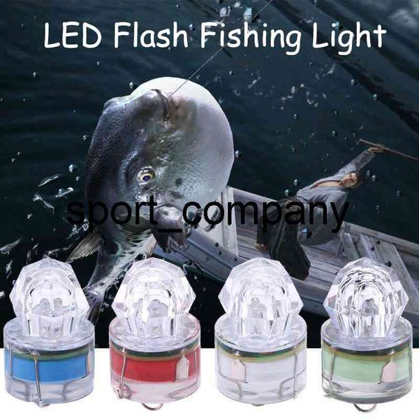 LED-Blitz Angeln Köder Köder Beleuchtung Tiefer Tropfen Unterwasser Diamant Fisch Köder Licht Lampe Tintenfisch Strobe Eye Shap Track Glühbirne