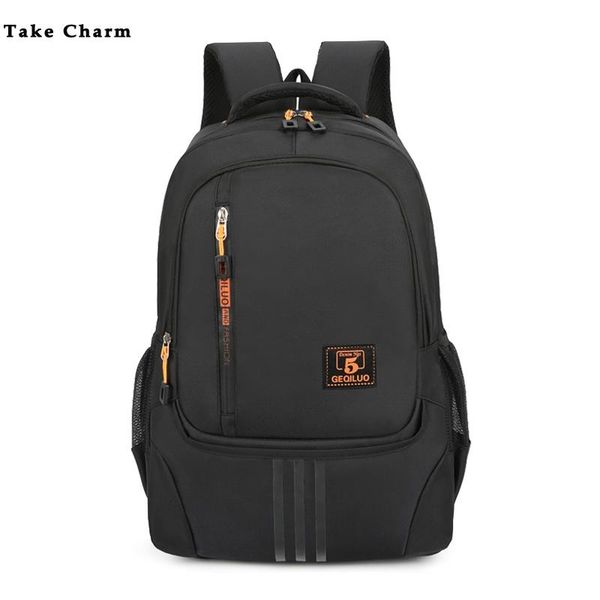 

backpack nylon waterproof men's casual simple student school bag junior sports