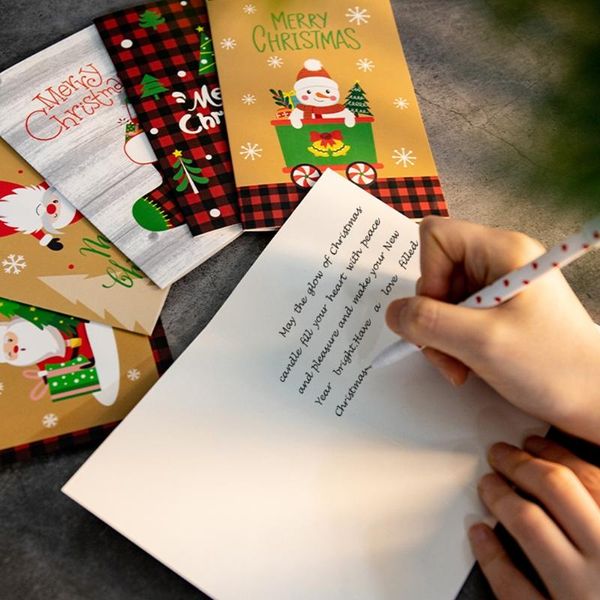 

greeting cards merry christmas greet 4.33in width qulity plate paper material