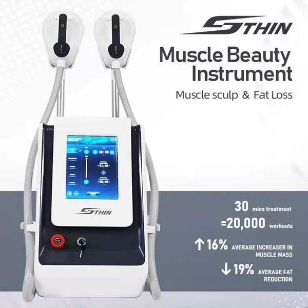 Emslim Hi-emt-Maschine, Fettverbrennung, Körperformung, Ems, elektromagnetische Muskelstimulation, Gesäß, Hebearm, Oberschenkel, Bauch, Hiemt, konturierendes Abnehmen