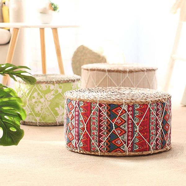 

cushion/decorative pillow ethnic style thick straw mat futon tatami pier fabric yoga meditation living room bay window home