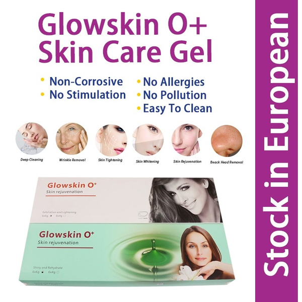 Zubehörteile Glowskin O Skin Care Deep Cleaning Gel Rejuvenation Brightening Gel und Bubber-Produkte