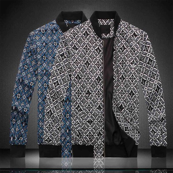 

2021 herren designerjacke gestreifter slim print pocket wind casual baseball jacken reiÃverschluss hoodies mÃ¤ntel, Black;brown