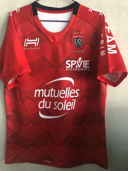

new toulon jerseys t shirts home rugby league jersey 19 20 shirts s-3xl, Black;gray