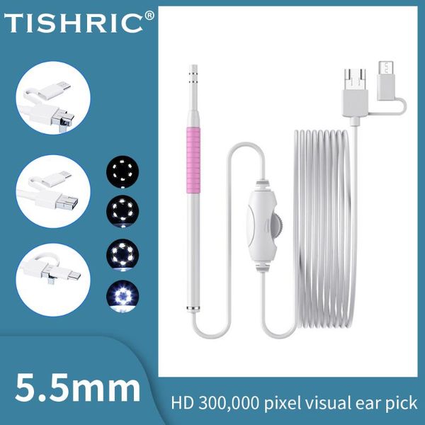 

cameras tishric wifi 3 in 1 ear cleaning otoscope inspection for android