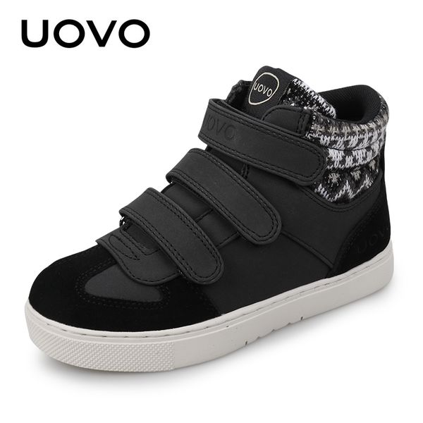 

uovo brand autumn sneakers kids fashion warm sport footwear for children big boys and girls casual shoes size #30-39