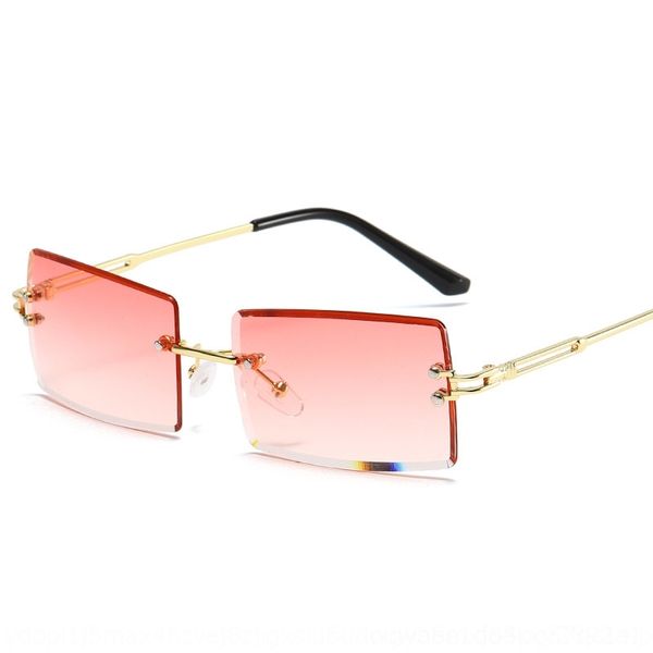 

owi cool eyeglass 2020unglasses rimless cut edge women's quare gradient trend cycling outdoor cool 2020rimless cut edge women's qu, White;black
