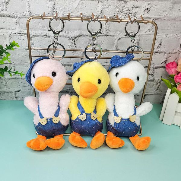 16 cm Ente Plüschtier Schlüsselanhänger Anhänger niedliche Tierpuppe hochwertige Stofftiere Taschenanhänger Kinder Geburtstagsgeschenke