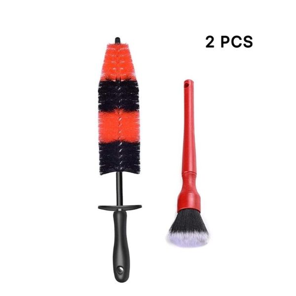 

car sponge 2 pcs cleaning wheel brush details kit, soft, dense fiber safety