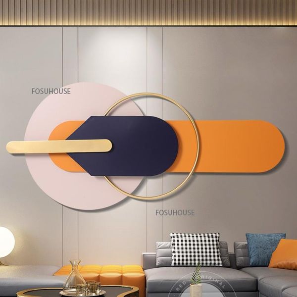 

decorative objects & figurines modern bedroom headboard wall hanging home decor light luxury living room pendant ornaments restaurant decora