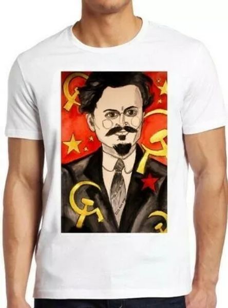 

leon trotsky marxist russia soviet vintage cool gift tee t shirt 4157, White;black