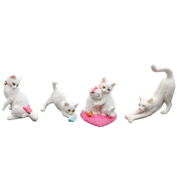 

interior decorations personality pure cute cat simulation resin ornament car room cabinet tablehome furnishing decoration wedding gift