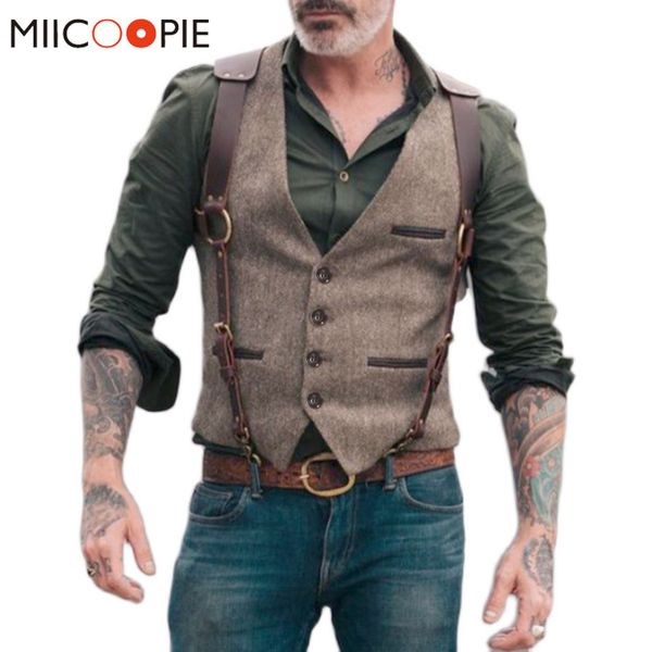 

vintage men's imitation leather vts, informal single breasted ets, busins wear, tights, vts, Black;white
