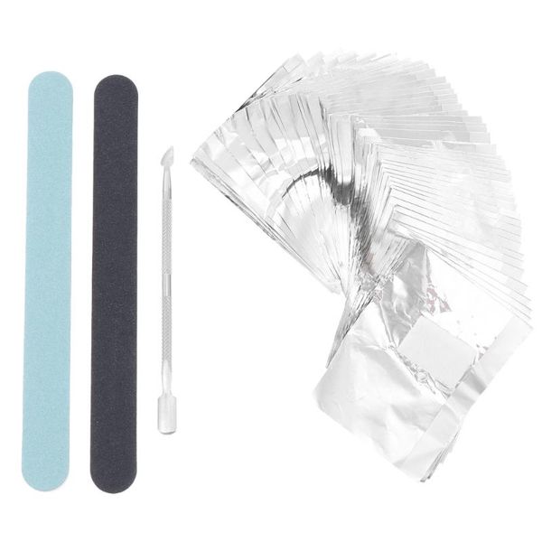 

nail art kits 200pcs acrylic polish removal wraps foils manicures supplies for