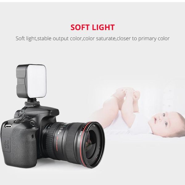 

durable 49 led video light 6500k 5w camera pography fill lamp po studio common accessories for wedding flash heads
