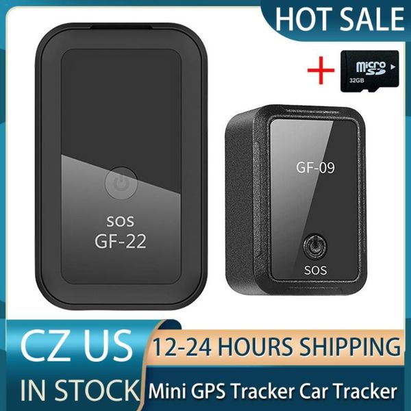 

car gps & accessories gf07 gf09 gf22 real time tracker voice control anti-lost device locator mini precise positioning gps&tf