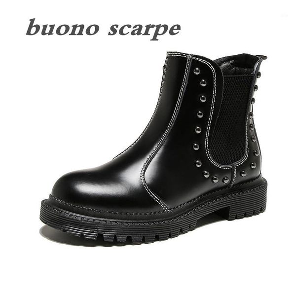 

boots patent leather women platform big sole black winter1