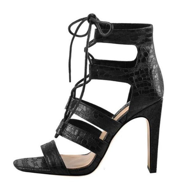 

sandals olomm artisanal gladiator sandals high-heeled square toe elegant black club foot wear women's shoes and more size 5-13 o9pn