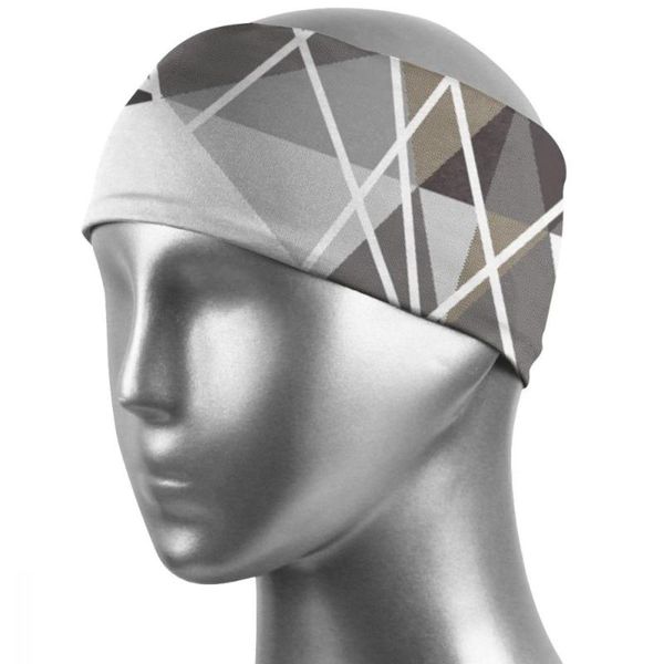 

quality cotton sweatband sports sweat headband runnning basketball yoga hair band elastic head q009 cycling caps & masks, Black