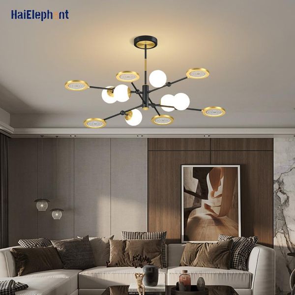 

chandeliers modern led chandelier lighting for living room bedroom indoor lights home deco luminaria fixtures lustres iron acrylic lamps