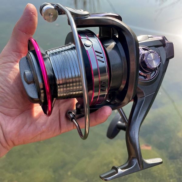 

9000-12000 metal spool 12+1 ball bearings feeder carp fishing reel spinning max drag power 20-30kg kg baitcasting reels
