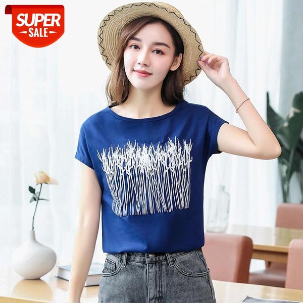 

aossviao korea white t shirt women clothes summer short sleeve embroidery casual tshirt female cotton tee shirt femme 2021 #rp8p
