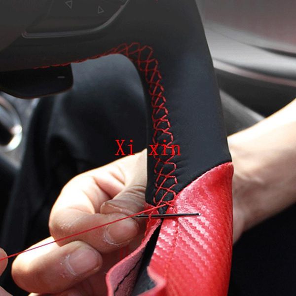 

steering wheel covers for bluebird sylphy diy custom leather hand-sewn car cover