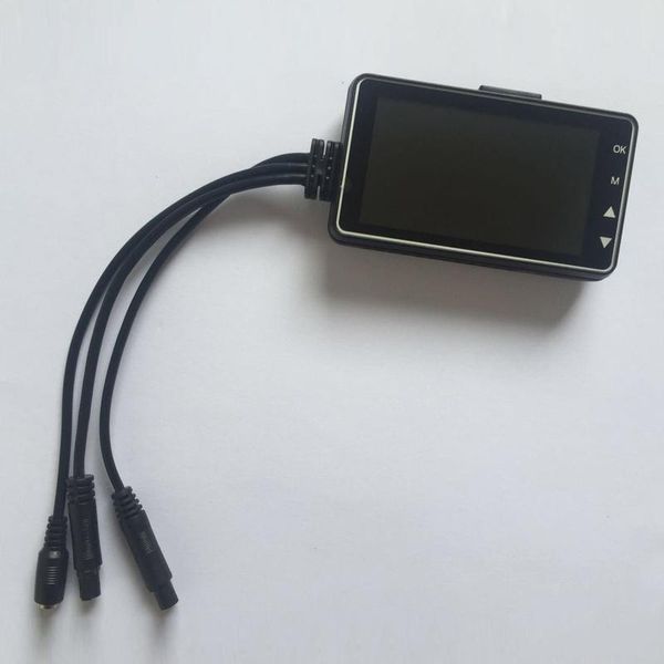 

car rear view cameras& parking sensors 2021 dual lens motorcycle dvr hd dash cam front video recorder motorbike camcorder csl88