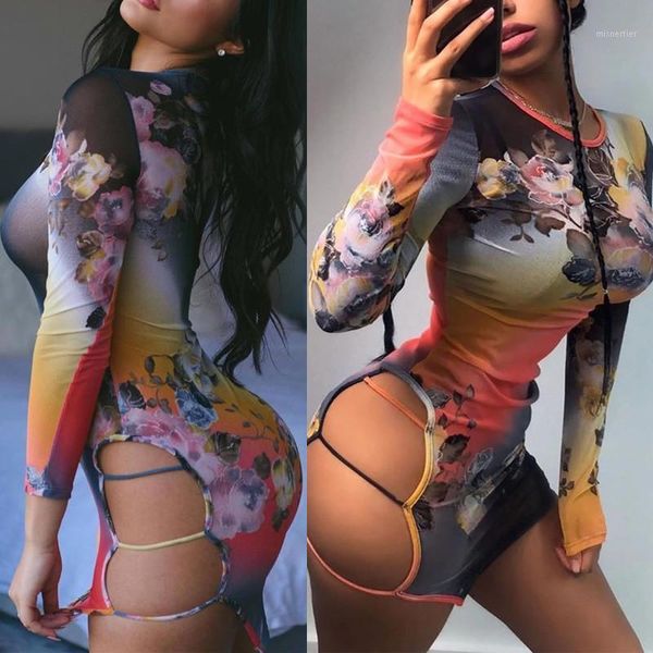 

woman dress summer 2021 club print perspective long sleeve mini dresses vestido mujer kobieta sukienka robe casual, Black;gray