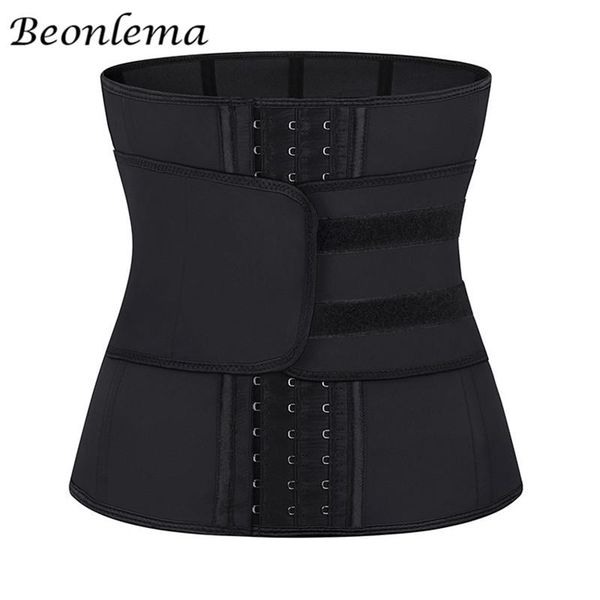 

women's shapers steel bones waist trainer latex colombian girdles belly sheath breasted cinchers slimming corset plus size, Black;white