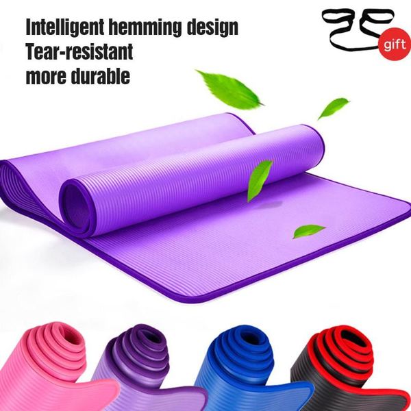 

yoga mats durable 183 * 61 1cm fitness body line floor mat non-slip aerobics outdoor elasticity