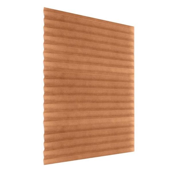 

blinds self-adhesive pleated bathroom balcony half blackout curtains brown