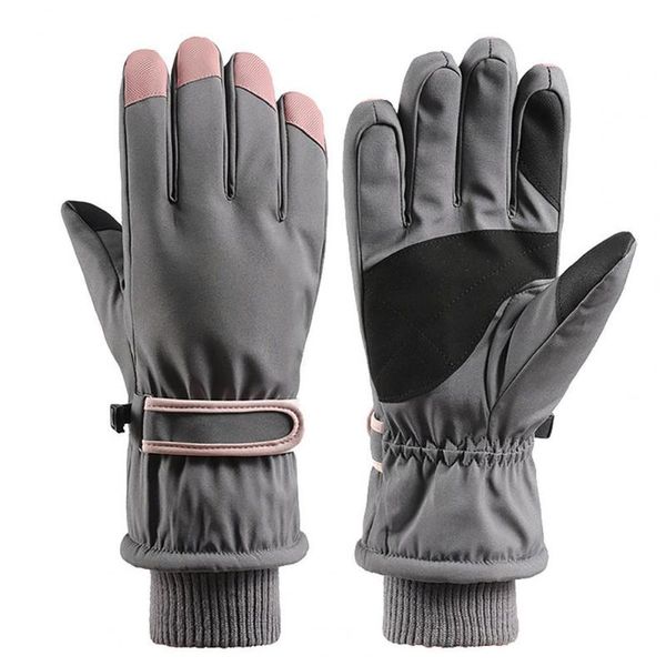 

ski gloves women waterproof winter warm skiing cycling riding touch screen mittens