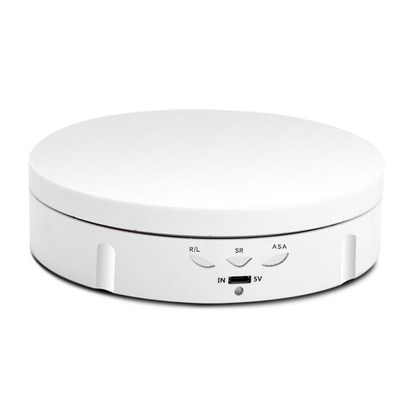

display stand electric rotating turntable usb charging 3 speed adjustable for pography jewelry watch lighting & studio accessories