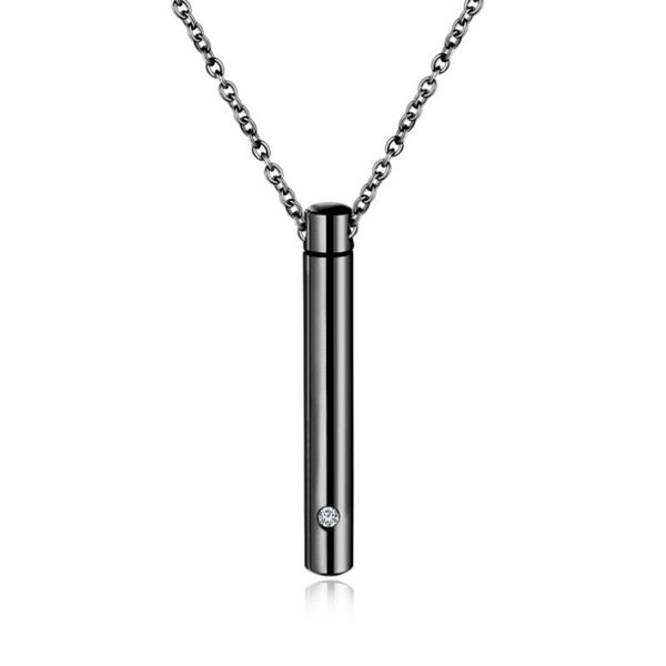 

pendant necklaces empty cremation urn crystal perfume bottles necklace, Silver
