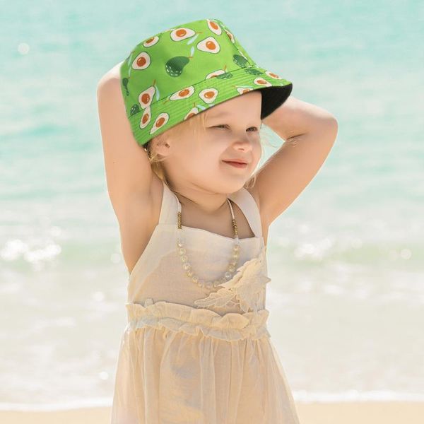 

cotton bucket hats summer sunscreen panama hat pure color sunbonnet fedoras outdoor fisherman beach cap caps &, Yellow