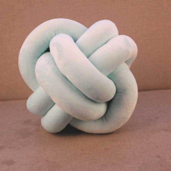 

home bedding hand knot ball pillow car sofa cushion super soft short plush stuff pp cotton kids office decor pillows cushion/decorativ