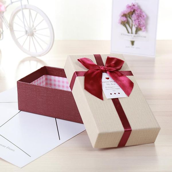 

gift wrap bowknot box valentine's day favor boxes packaging bronzing jewelry tie present flowers for year gifts