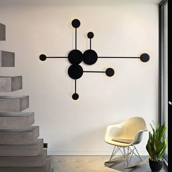 

wall lamp decorative stair modern minimalist living room aisle creative personality nordic bedroom bedside creati