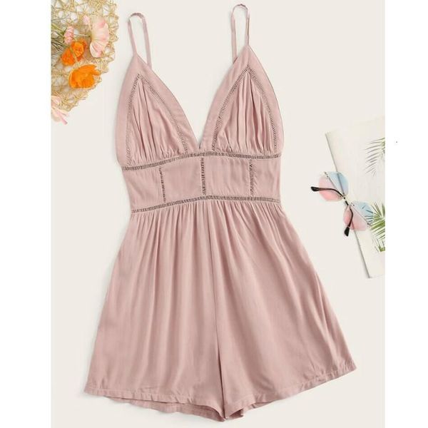 

women's jumpsuits & rompers 2021 women summer beach elegant playsuits high street casual club fashion, Black;white