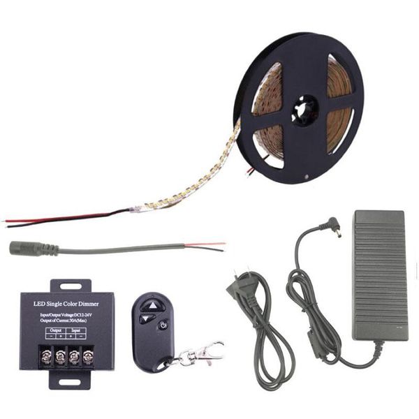 

dimmable led strip light 2835 240l/m tape dc 12v with 30a dimmer switch kit warm / cold white brightness adjustable ce strips