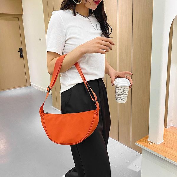 

nylon shoulder bag summer crossbody underarm package female bags fashion dumplings phone pack woman purse evening