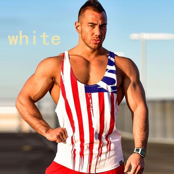 

zogaa summer mens casual vests fitness sports sweat vest training loose trendy striped printed leisure oversizes streetwear, White;black