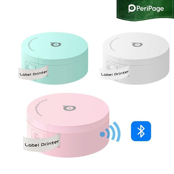 

peripage mini label printer l1 wireless bluetooth portable sticker maker machine thermal for colorful transparent sticke printers
