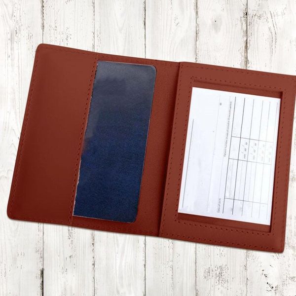 

storage bags leather id card holder candy color bank box multifunctional slot case wallet women men business cover