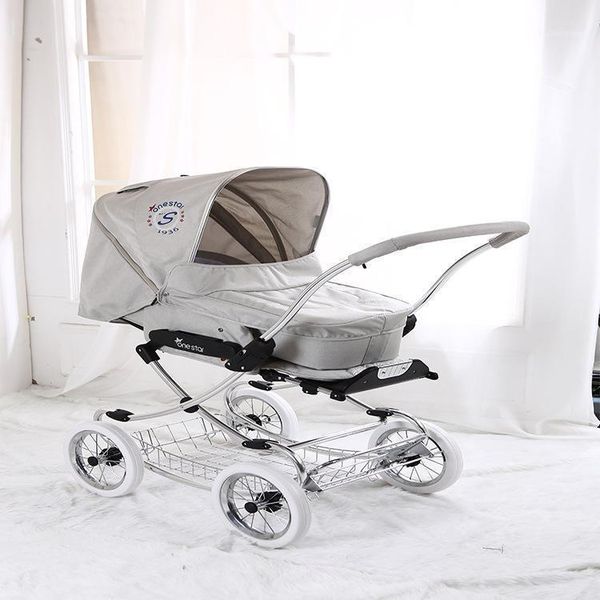 

isabell style royal high visoir baby stroller born basket 2 in 1stroller absorber wheel bassinet mom parm strollers#1