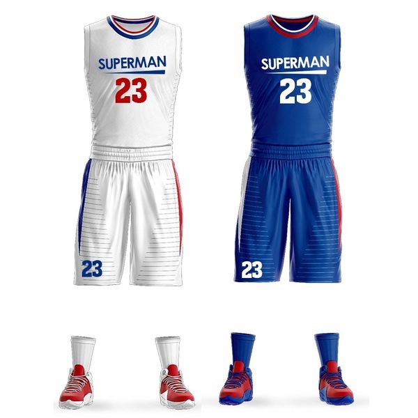 

l90004# printable clothing children's basketball suit 4 color selection, Gray