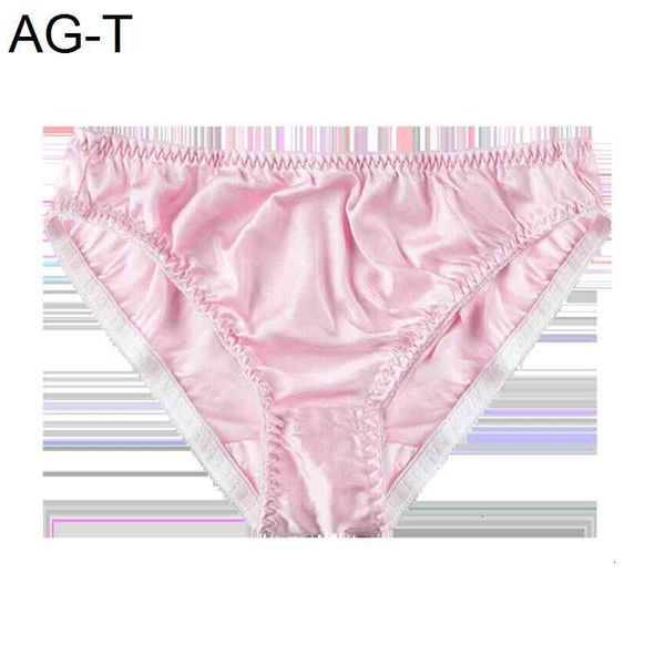 

100% real silk panties women seamless soft briefs for ladies satin lingerie comfortable underwear girls clothing 2021, Black;pink