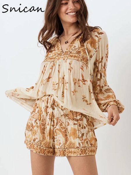 

women's blouses & shirts boho summer floral print tassels vintage ladies ethnic casual maxi female blouse 2021 vestido mujer, White
